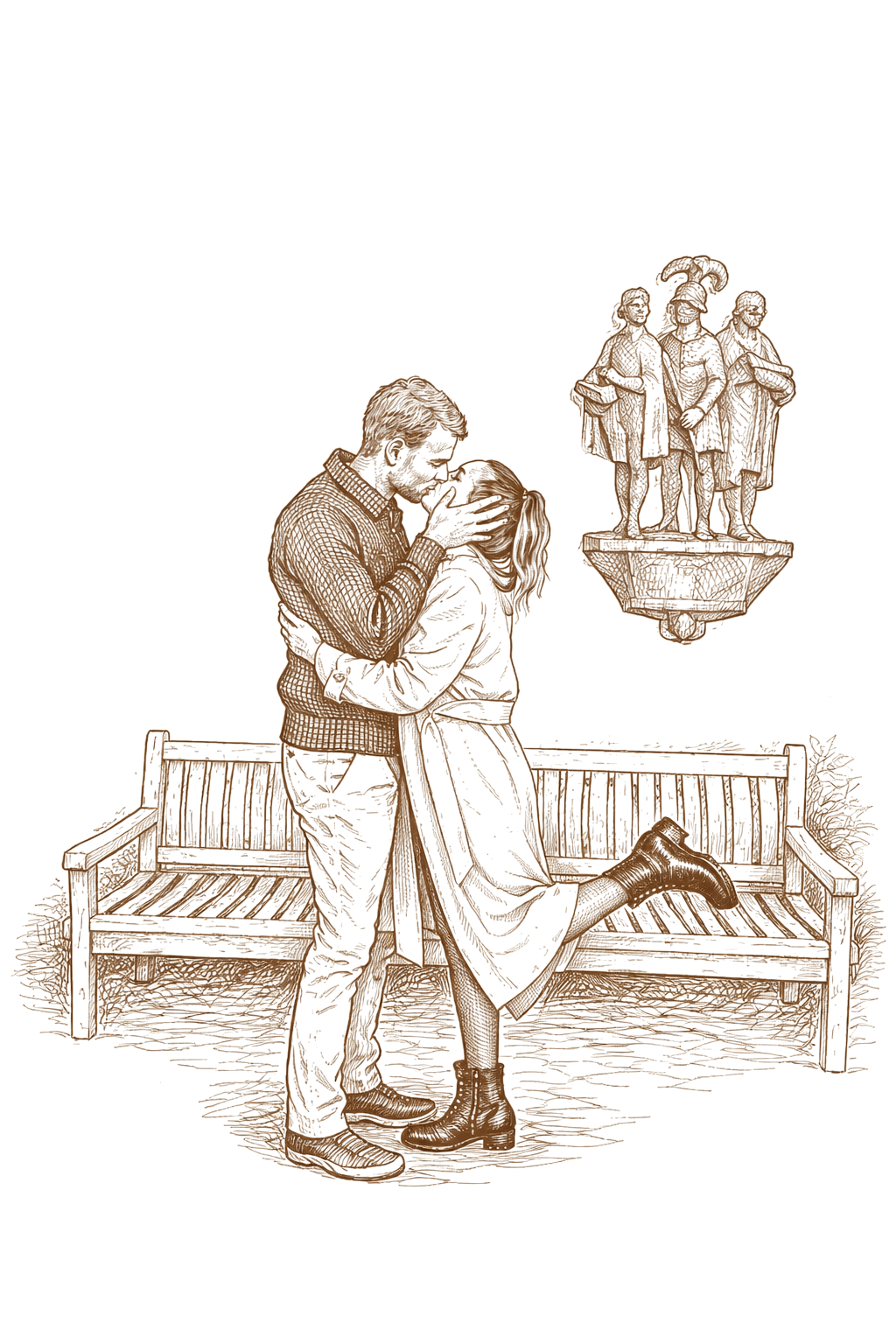 Illustratie van Tessa en Lucas